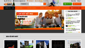 What Khobanve.vn website looked like in 2021 (2 years ago)