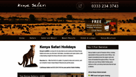 What Kenya-safari.co.uk website looked like in 2021 (2 years ago)