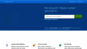 What Kto-to-dzwonil.pl website looked like in 2021 (2 years ago)