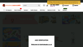 What Kdwholesale.co.uk website looked like in 2021 (2 years ago)
