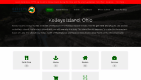What Kelleysisland.com website looked like in 2021 (2 years ago)