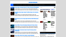 What Kajianmuslim.net website looked like in 2021 (2 years ago)