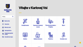What Karlovaves.sk website looked like in 2021 (2 years ago)