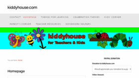 What Kiddyhouse.com website looked like in 2021 (3 years ago)