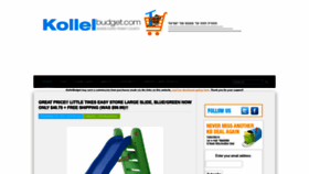 What Kollelbudget.com website looked like in 2021 (2 years ago)