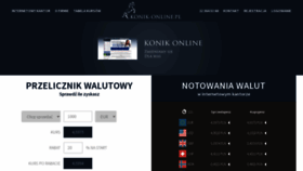 What Konik-online.pl website looked like in 2021 (2 years ago)
