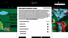 What Kiehls.de website looked like in 2021 (2 years ago)
