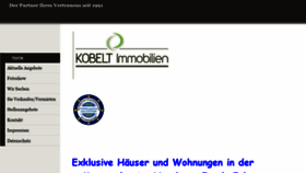 What Kobelt-immobilien.de website looked like in 2021 (2 years ago)