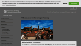 What Kaiserburg-nuernberg.de website looked like in 2021 (2 years ago)