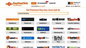 What Keyoneclick.com website looked like in 2021 (2 years ago)