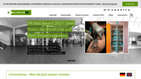 What Klinikumdo.de website looked like in 2021 (2 years ago)