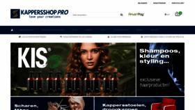 What Kappersshoppro.com website looked like in 2021 (2 years ago)