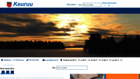 What Keuruu.fi website looked like in 2021 (2 years ago)