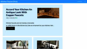 What Kitchenfaucetdivas.com website looked like in 2021 (2 years ago)