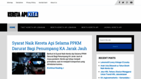 What Keretaapikita.com website looked like in 2021 (2 years ago)