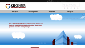 What K20center.ou.edu website looked like in 2021 (2 years ago)