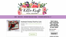What Kittiekraft.com website looked like in 2021 (2 years ago)