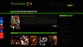 What Kissanime.pe website looked like in 2021 (2 years ago)