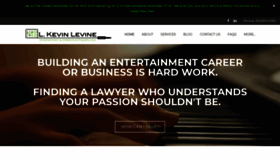 What Kevinlevine.com website looked like in 2021 (2 years ago)