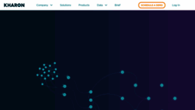 What Kharon.com website looked like in 2021 (4 years ago)