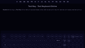 What Keytest.vn website looked like in 2021 (2 years ago)
