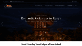 What Kwezisafaris.com website looked like in 2022 (2 years ago)