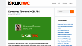 What Kliktwc.co.id website looked like in 2022 (2 years ago)