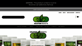 What Kratomrootswholesale.com website looked like in 2022 (2 years ago)