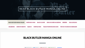 What Kuroshitsuji-manga.com website looked like in 2022 (2 years ago)