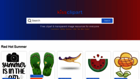 What Kissclipart.com website looked like in 2022 (2 years ago)