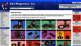 What Kjmagnetics.com website looked like in 2022 (3 years ago)