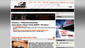What Kamionaci.cz website looked like in 2022 (2 years ago)