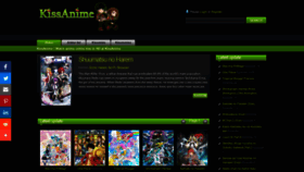 What Kissanime.so website looked like in 2022 (2 years ago)