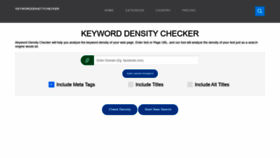 What Keyworddensitychecker.com website looked like in 2022 (2 years ago)