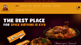 What Kalyanavirundhubiryani.com website looked like in 2022 (2 years ago)
