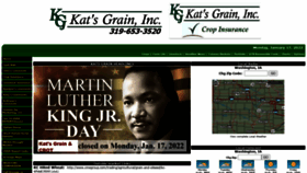 What Katsgrain.com website looked like in 2022 (2 years ago)