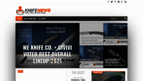 What Knifenews.com website looked like in 2022 (2 years ago)