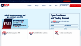 What Kotaksecurities.com website looked like in 2022 (3 years ago)