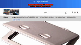What Keylargoboatparts.com website looked like in 2022 (4 years ago)