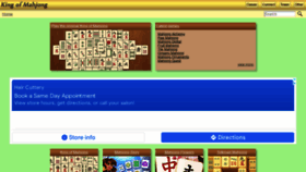 What Kingofmahjong.com website looked like in 2022 (2 years ago)