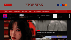 What Kpopstan.com website looked like in 2022 (2 years ago)