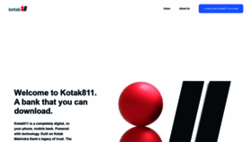 What Kotak811.com website looked like in 2022 (2 years ago)