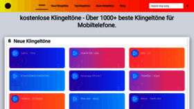 What Kostenloseklingeltone.de website looked like in 2022 (2 years ago)