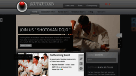 What Karatethai.com website looked like in 2022 (2 years ago)