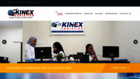 What Kinexlogistics.com website looked like in 2022 (2 years ago)