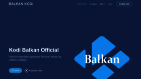 What Kodibalkan.com website looked like in 2022 (2 years ago)