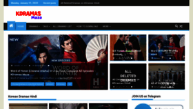What Kdramasmaza.com website looked like in 2022 (2 years ago)