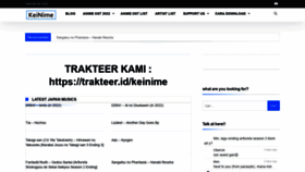 What Keinime.web.id website looked like in 2022 (2 years ago)