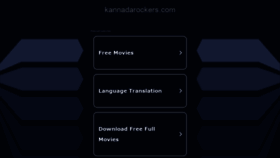 What Kannadarockers.com website looked like in 2022 (2 years ago)