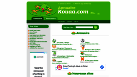 What Kouaa.com website looked like in 2022 (2 years ago)